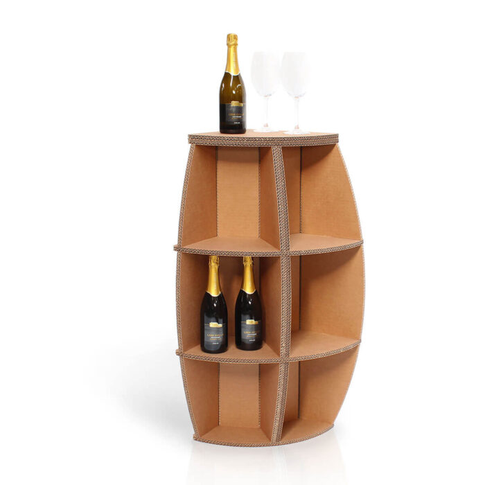 porta bottiglie in cartone per birra e vini