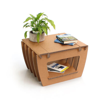 Il tavolino modulare in cartone 'Tisa Coffee'