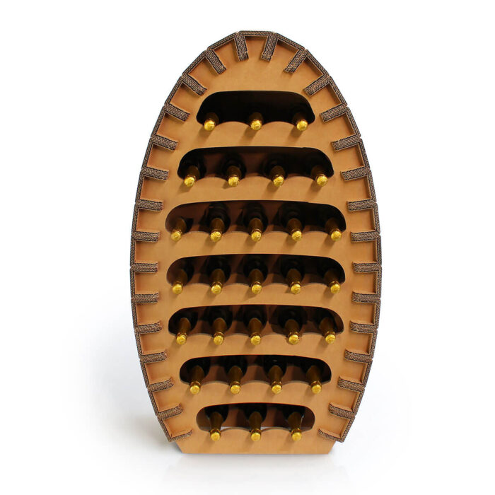 Portabottiglie in cartone per negozi 'Tos'