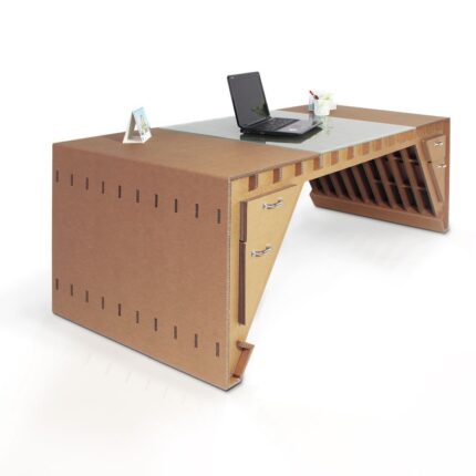 Scrivania di direzione in cartone e design 'Trayo 01'