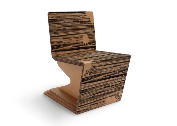 Arredo in cartone - Seduta sedia ecologica "Arbola"