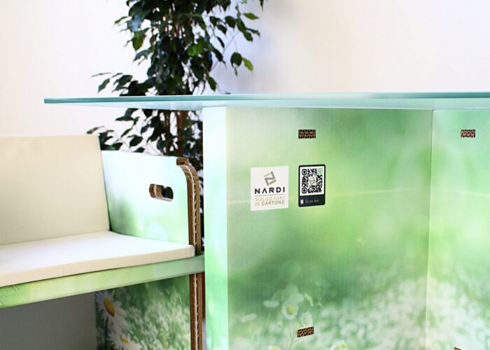 Arredo area break - Sedia Taviela + Tavolino Otro 80