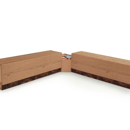 Panca in cartone per attività promozionali 'Badile'