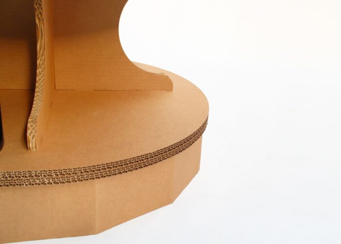 Espositori in cartone - Gondola centro stanza in cartone "Berta"