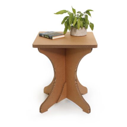 Tavolino classico in cartone piano quadrato 'Cadini R'