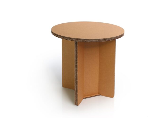 Arredamento in cartone - Tavolino in cartone Cian C Avana