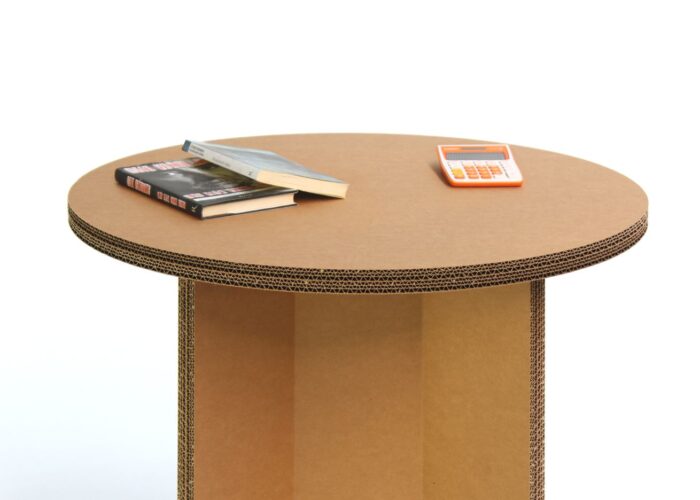 Arredamento in cartone - Tavolino in cartone Cian C Avana
