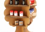 Espositore in cartone - Espositore ad albero in cartone "Costone"