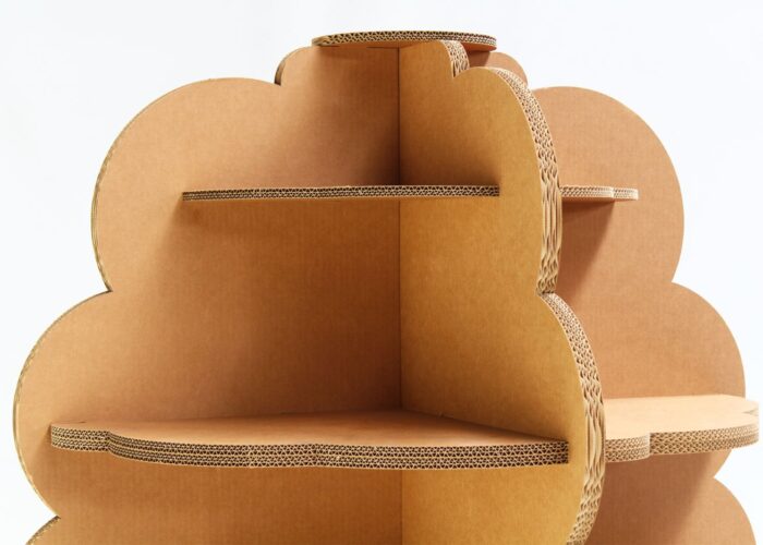 Espositore in cartone - Espositore ad albero in cartone "Costone"