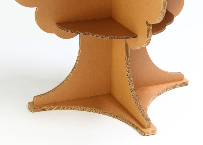 Espositore in cartone - Espositore ad albero in cartone "Costone"