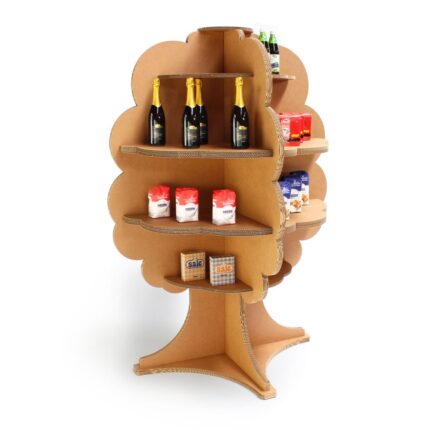 Espositore in cartone - Espositore ad albero in cartone "Costone"