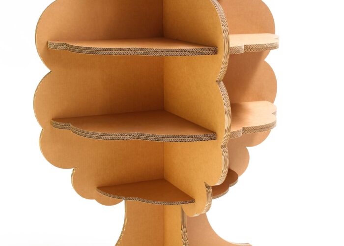 Espositore in cartone - Espositore ad albero in cartone "Costone"