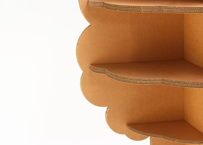 Espositore in cartone - Espositore ad albero in cartone "Costone"