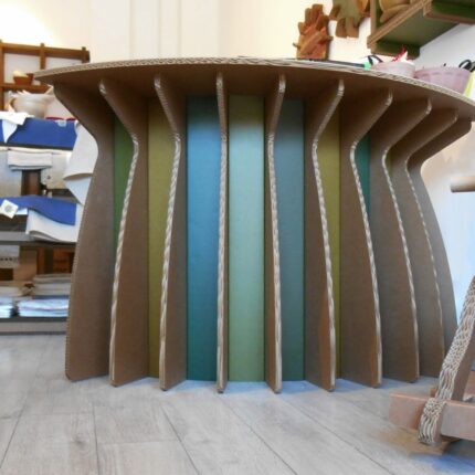 Desk in cartone - Reception ecologica per banco cassa negozio "Galambra"