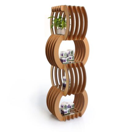 Espositore ecologico a vani in cartone 'Gelas'