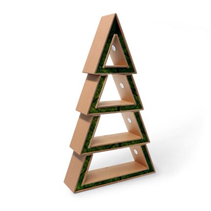 Espositore triangolare bifacciale in cartone 'Goi'