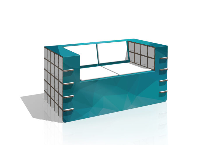 Divanetto Golliaz Plus per aree break Divanetto Golliaz Plus per aree break