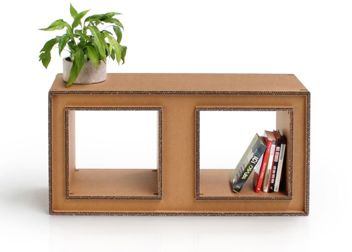 Cubo espositore in cartone