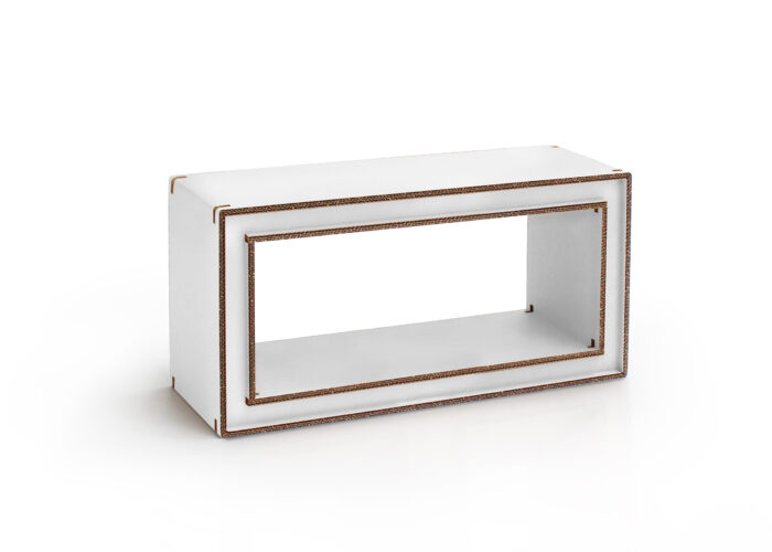 Espositore ecologico bifacciale