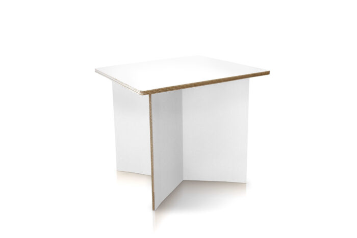 Tavolo in cartone per eventi e fiere