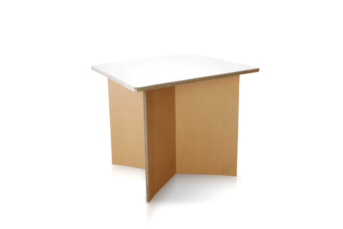 Tavolo in cartone per eventi e fiere