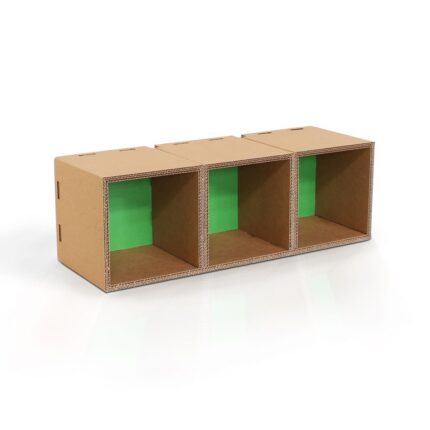 Arredo in cartone - Libreria componibile ecologica "Lifi"
