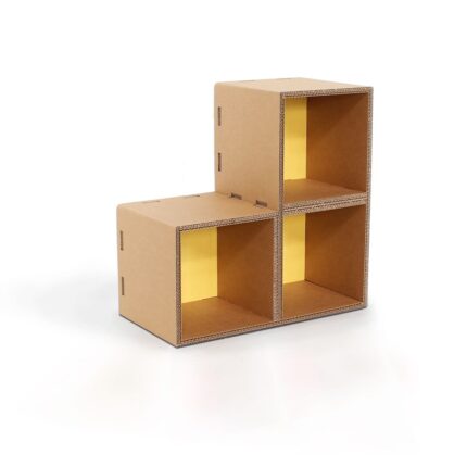 Lifi L libreria tetris in cartone