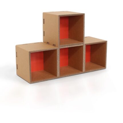 Arredo in cartone - Libreria componibile ecologica "Lifi"