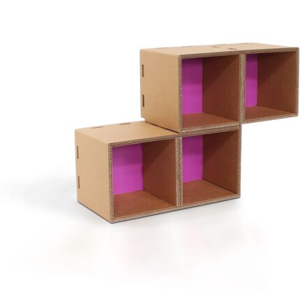 Lifi Zs libreria tetris in cartone