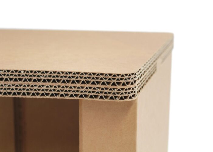 Arredo in cartone - reception ecologica in cartone per fiere e stand "Losa"