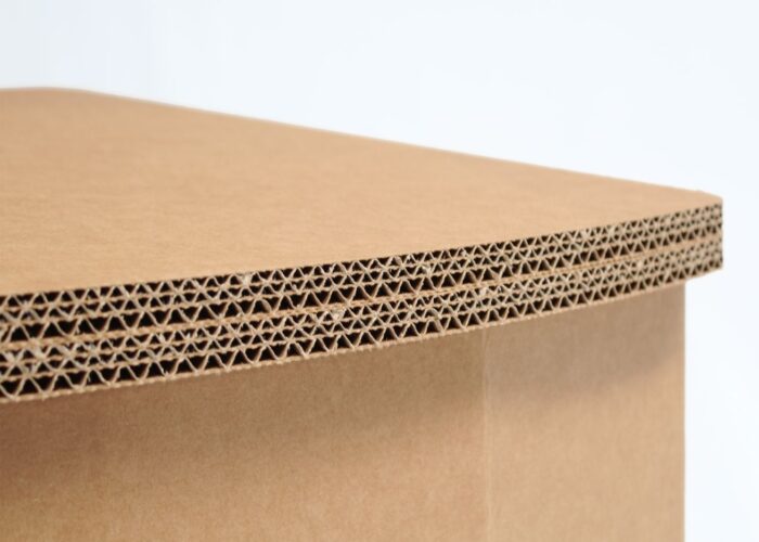 Arredo in cartone - reception ecologica in cartone per fiere e stand "Losa"