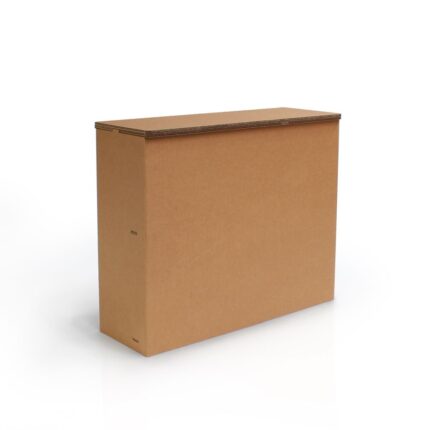 Arredo in cartone - reception ecologica in cartone per fiere e stand "Losa"