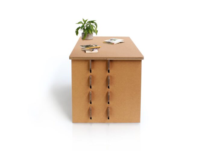 Arredo in cartone - Scrivania per ufficio in cartone "Lys"