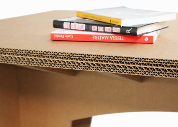 Arredo in cartone - Scrivania per ufficio in cartone "Lys"