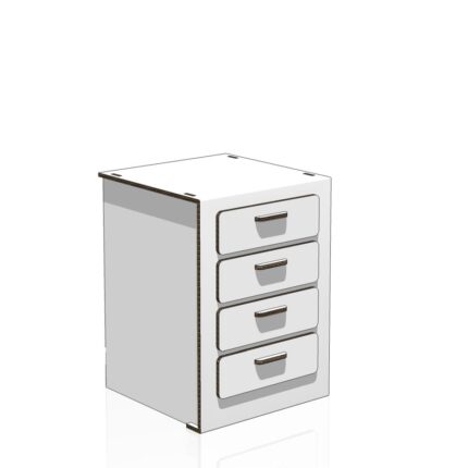 Home staging in cartone - Modulo Cassetti Cucina Classica Home Staging