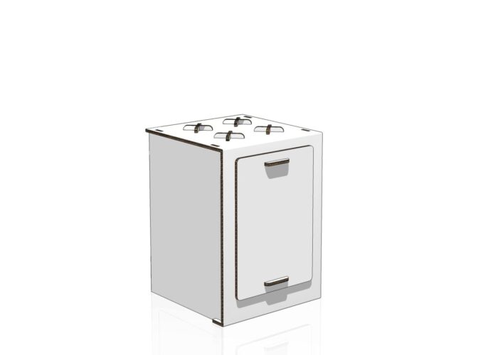 Home staging in cartone - Modulo Fornelli Cucina Classica Home Staging