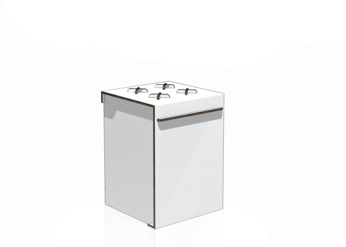 Home staging in cartone - Modulo Fornelli Cucina Moderna Home Staging