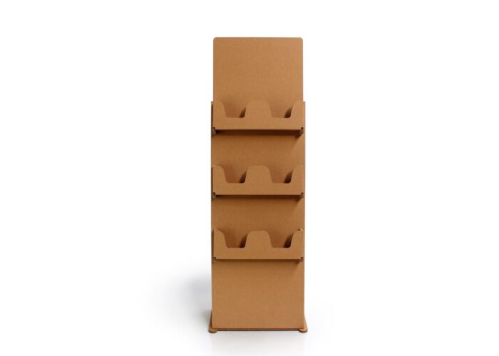 Espositori in cartone - Espositore porta brochure in cartone "Pioda"