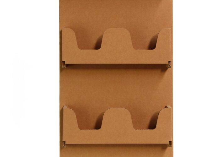 Espositori in cartone - Espositore porta brochure in cartone "Pioda"