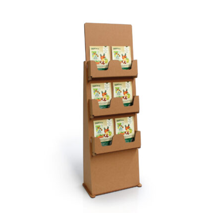 Espositore portadepliant in cartone 'Pioda'
