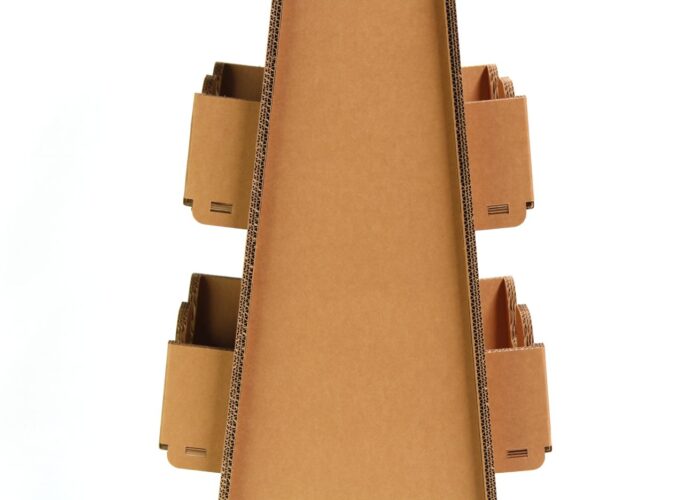 Espositori in cartone - Espositore porta brochure in cartone "Pioda"