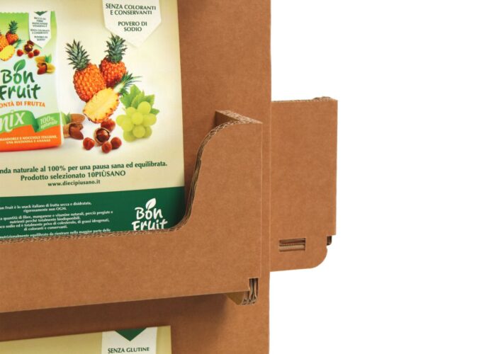 Espositori in cartone - Espositore porta brochure in cartone "Pioda"