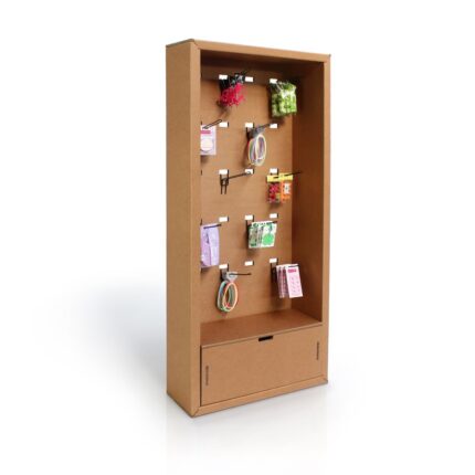 Espositore in cartone - Espositore a colonna in cartone "Plem"