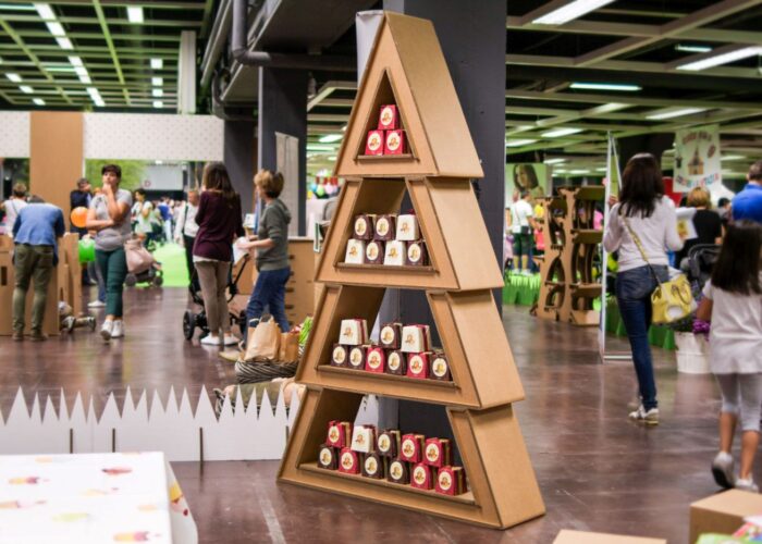 Espositore in cartone - Espositore ecologico ad albero "Goi"