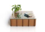 Arredamento in cartone - Tavolino in cartone "Savine"