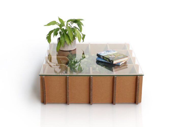 Arredamento in cartone - Tavolino in cartone "Savine"