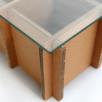 Arredamento in cartone - Tavolino in cartone "Savine"