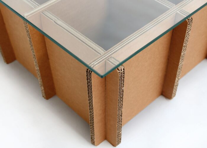 Arredamento in cartone - Tavolino in cartone "Savine"