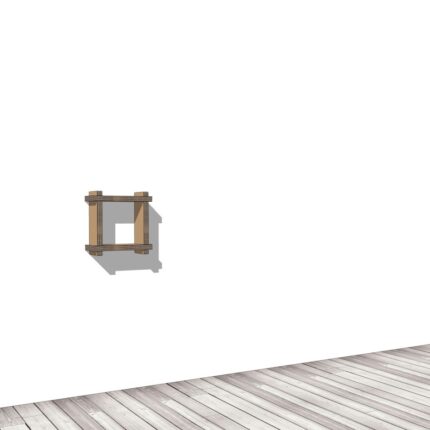 Elemento per libreria modulare a muro in cartone 'Sea 10'