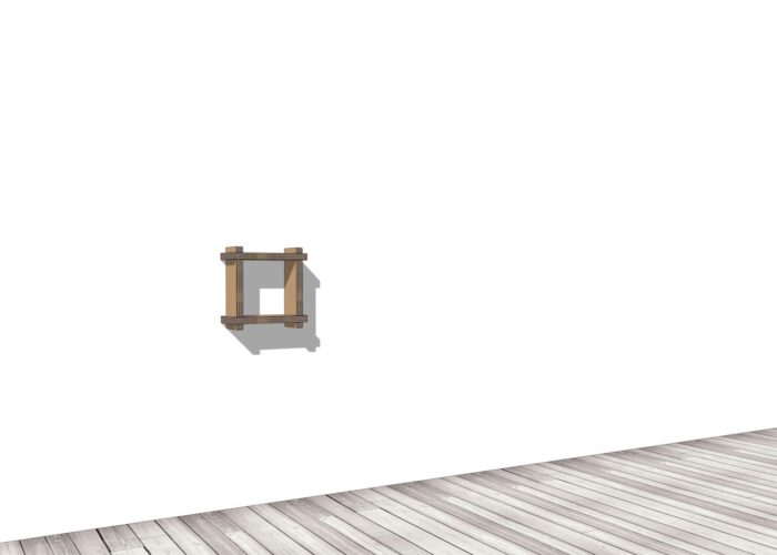 Elemento per libreria modulare a muro in cartone 'Sea 10'